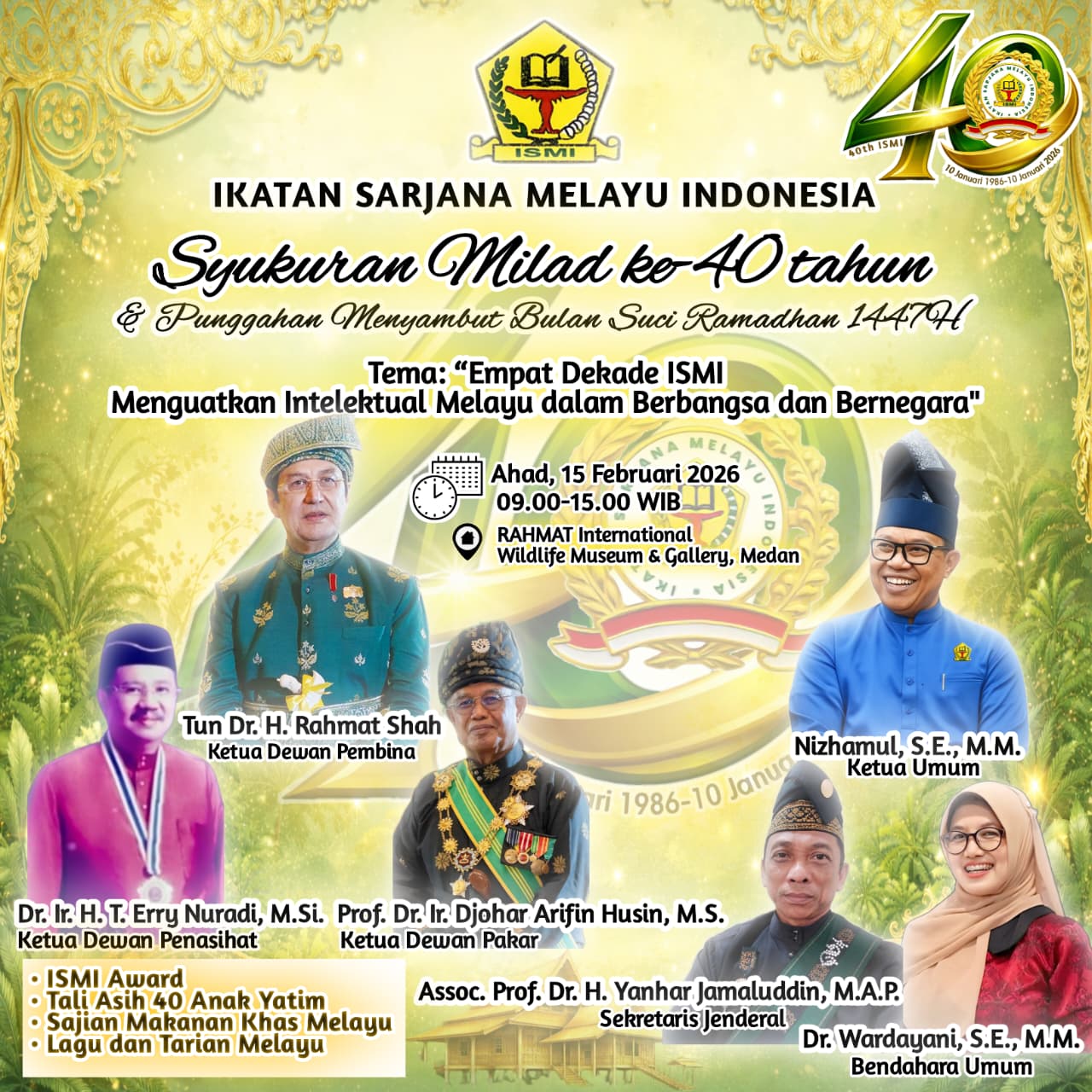 Milad ke-40 ISMI dan Silaturahmi Menyambut Bulan Suci Ramadhan 1447 H
