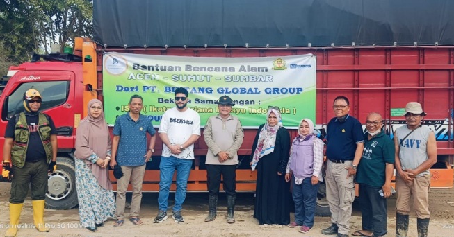 PB ISMI Fasilitasi Penyaluran 5000 Paket Sembako CEO PT Bintang Global Group untuk Korban Banjir Aceh Tamiang